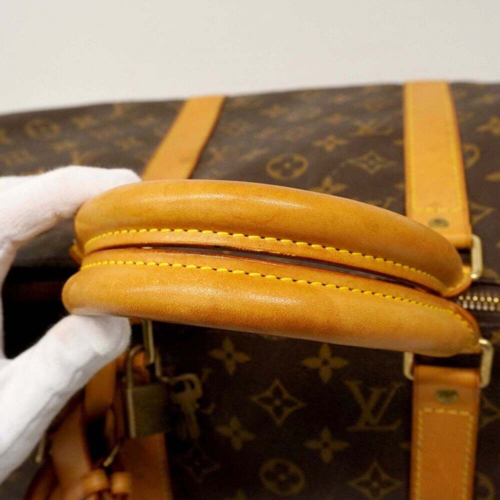 LOUIS VUITTON Brown Monogram Keepall 50 Boston Bag - Picture 13 of 14